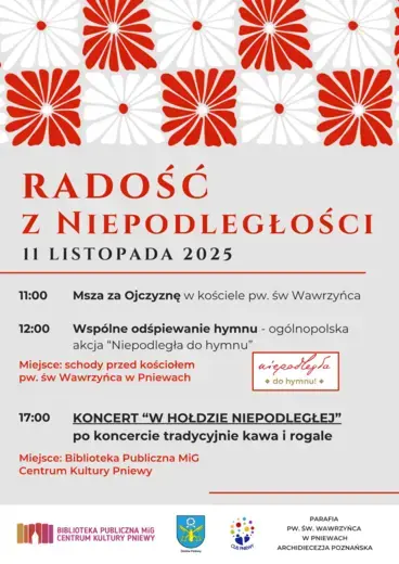 Plakat Radość z niepodległości 2025