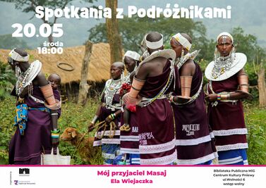 Plakat spotkania z podr&oacute;żnikami