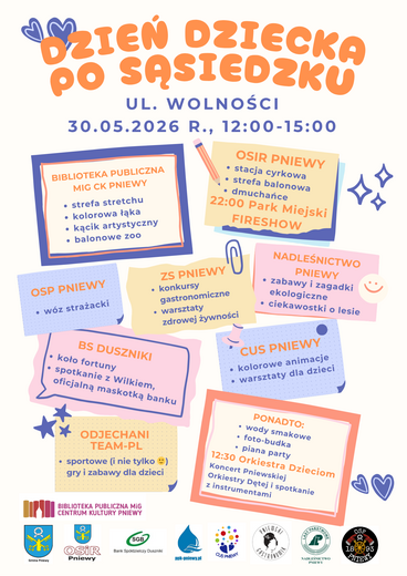 Dzień Dziecka po sąsiedzku plakat