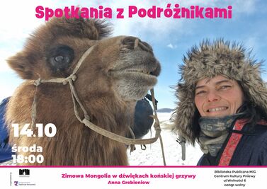 Plakat spotkania z podr&oacute;żnikami