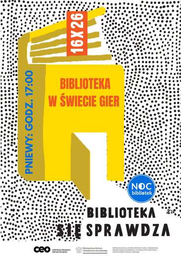 Plakat Noc bibliotek