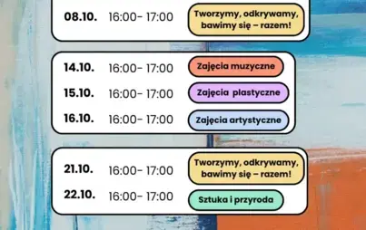 Plakat zajęcia 10.2025