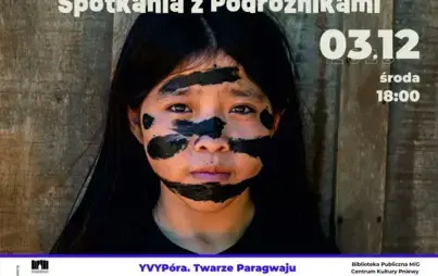 Plakat Spotkania z podróżnikami 03.12.2025