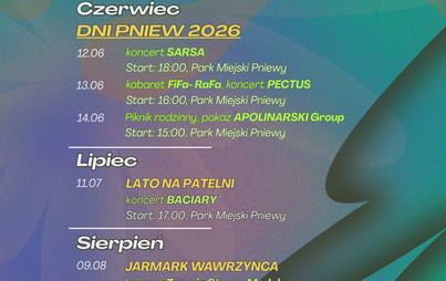 Plener Pniewy 2026 plakat