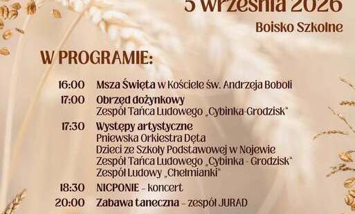 Zdjęcie do Dożynki Gminne Nojewo 2026