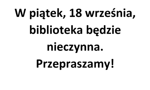 Biblioteka nieczynna